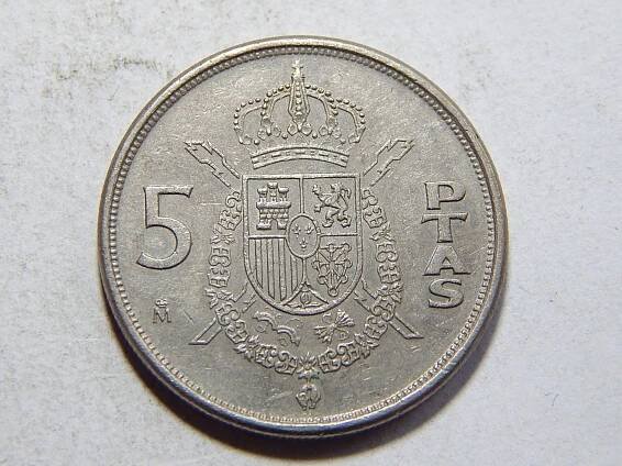 Španělsko 5 Pesetas 1989 XF č20185
