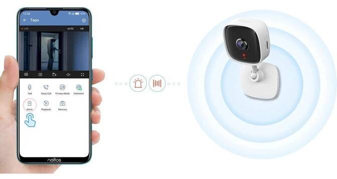 TP-LINK Tapo C110 Home Security Wi-Fi 3MP Camera, micro SD, dvoucestné audio, detekce pohybu
