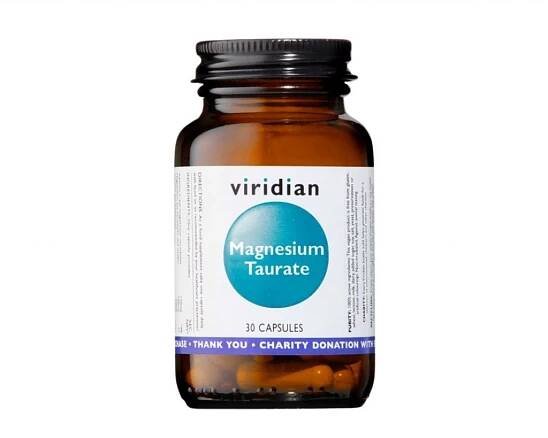 VIRIDIAN Magnesium Taurate (Taurát hořečnatý) 90 kapslí