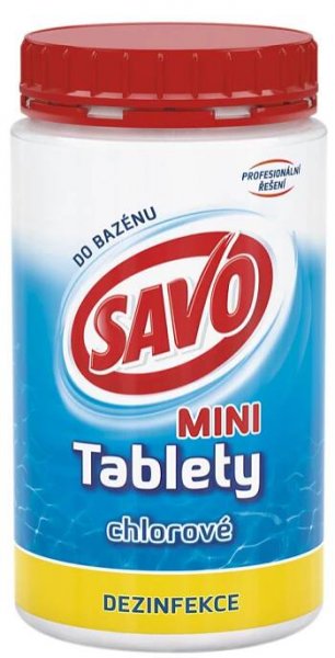 Savo bazén Mini chlorové tablety k dezinfekci vody, 0,9 kg - doprodej