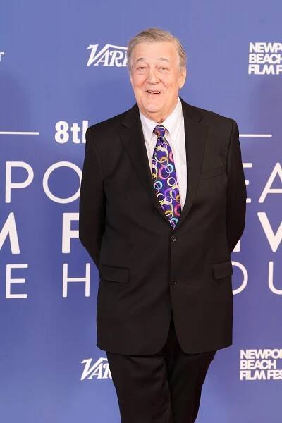 Sir Stephen Fry at the Newport Beach Film Festival.