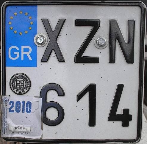 Kfz-Kennzeichen (Griechenland)