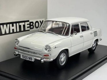 Škoda 1000 MB - bílá - WhiteBox 1/24 - WB124162