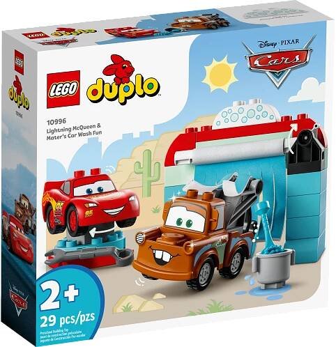 LEGO Duplo Disney 10996 Na myčce s Bleskem McQueenem a Burákem