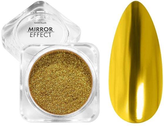 NANI leštící pigment Mirror Effect - Golden Yellow - NaniNails.cz