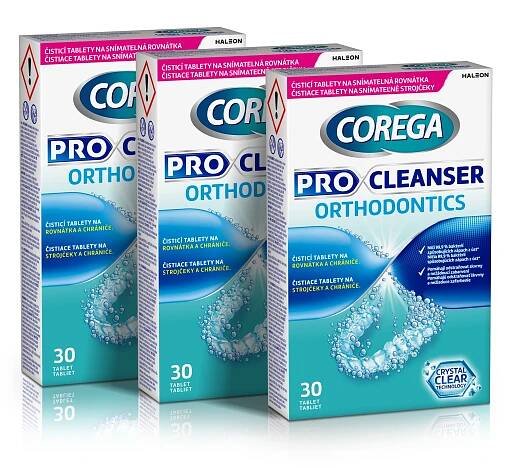Corega Pro Cleanser Orthodontics čisticí tablety 3 x 30 ks od 155 Kč - Heureka.cz