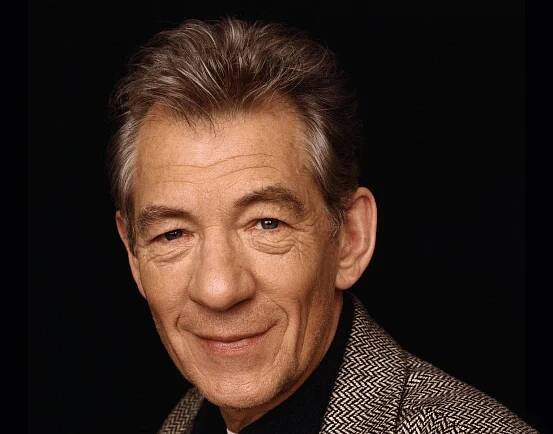 Headshot Portrait Of Sir Ian McKellen Wallpaper