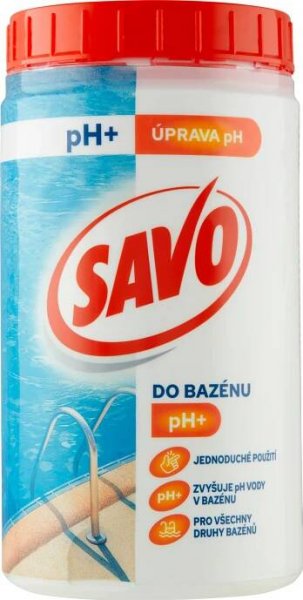 Savo bazén PH+ 1×0,9 kg, dezinfekcia