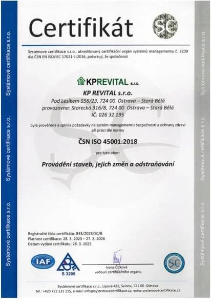 Certifikáty – KPREVITAL