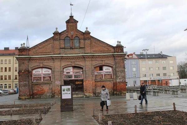 Historická budova tržnice v Olomouci