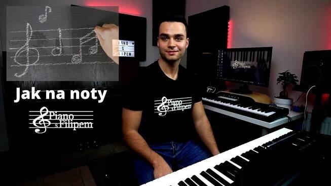 Jak se začít učit noty a klávesy na piano v houslovém i basovém klíči
