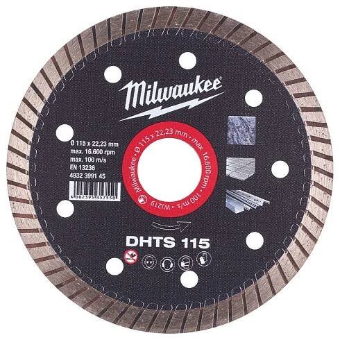 Diamantový rozbrušovací kotouč Milwaukee DHTS 115