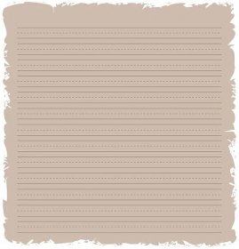 Primary Grade Lined Writing Paper