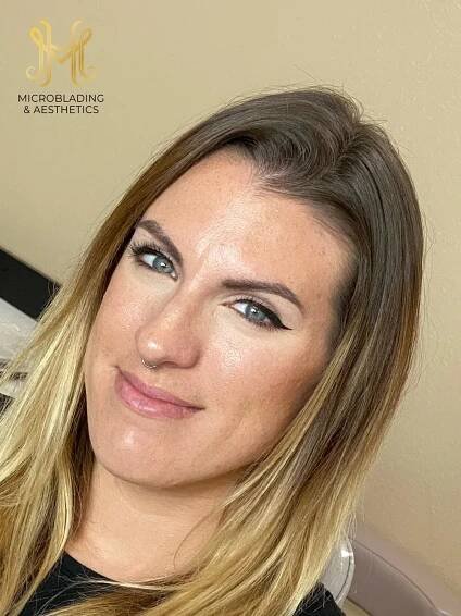 Microshading and Powdering Eyebrows