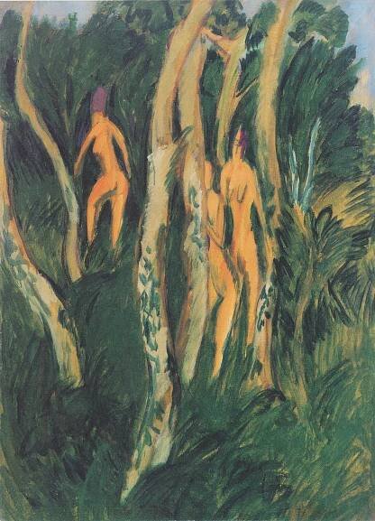 Soubor:Ernst Ludwig Kirchner - Drei Akte unter Bäumen - 1913.jpeg