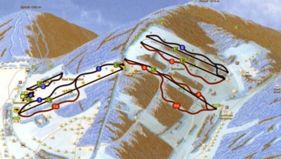 Ski areál Nad nádražím - Belveder | Lyžování Železná Ruda | NaVylet.cz