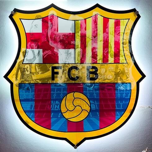 Svítícií obraz FC Barcelona - Legendy