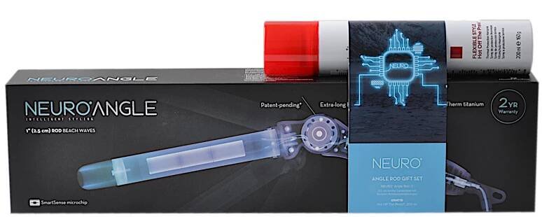 Dárková sada Paul Mitchell NEURO® Angle Protect Duo - kulma 25 mm + termoochranný sprej 200 ml (716041) + dárek zdarma