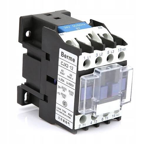 SILNÁ VODIVOST STYKAČ CJX2-1210 CÍVKA 24V 12A AC RELÉ