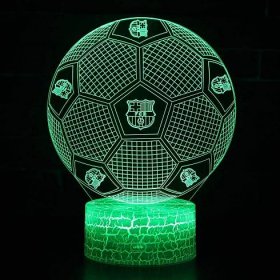 3D světlo noční led usb FC Barcelona Fotbal Druh figurka
