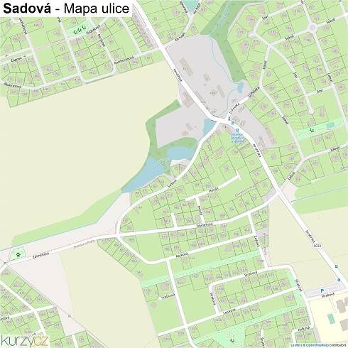 Sadová - mapy | Kurzy.cz