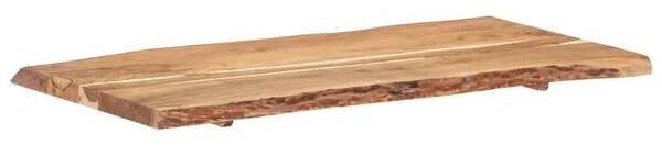vidaXL Stolní deska masivní akáciové dřevo 118 x (50–60) x 3,8 cm, 
