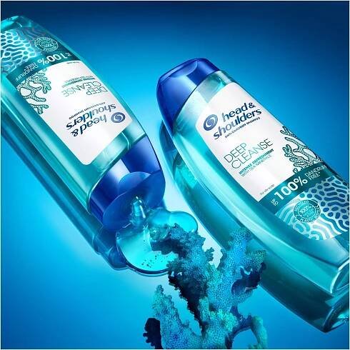Head & Shoulders Deep Cleanse Detox pokožky hlavy, šampon proti lupům 300 ml