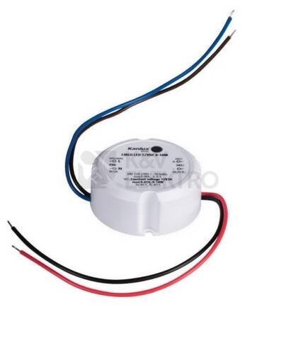 Elektronický transformátor Kanlux CIRCO N LED 12VDC 0-10W 24242