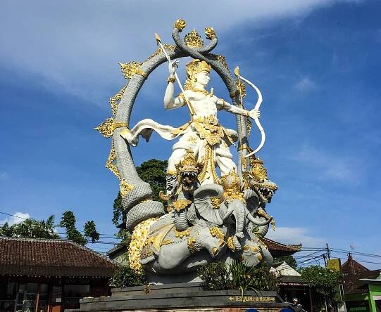 Arjuna-statue-Ubud