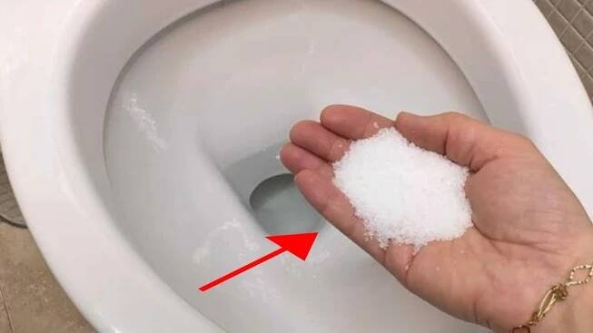 if you sprinkle a handful of salt in the toilet! it's really powerful