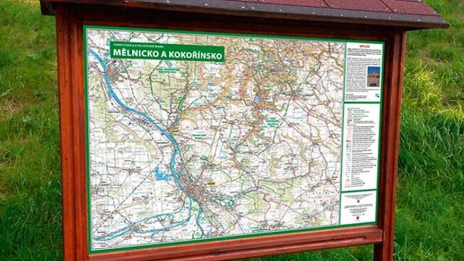 Dobrá zpráva pro turisty, bude jim sloužit aktualizovaná mapa Kokořínska