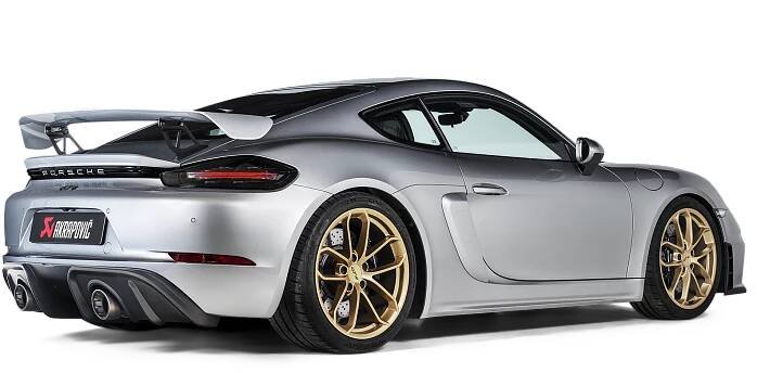Zadní difuzor z uhlíkových vláken (karbon, matný) pro Porsche 718 Cayman GTS 4.0 / Boxster GTS 4.0