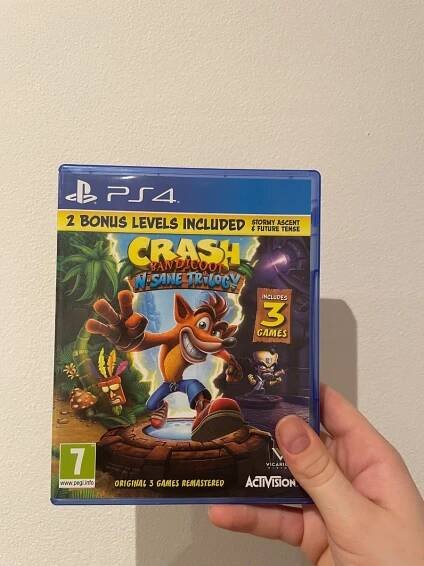 Hra na PS4 Crash Bandicoot NSane trilogy