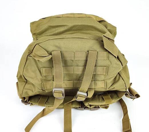 Batoh maskáčový, khaki, 33x18x47cm, objem 45L, Smilodon | Skarab Army Shop