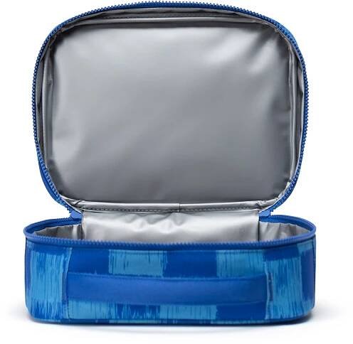 Svačinový box Herschel Pop Quiz Lunch Box Little Herschel - Check Yourself Dazzling Blue - Ski a Bike Centrum Radotín
