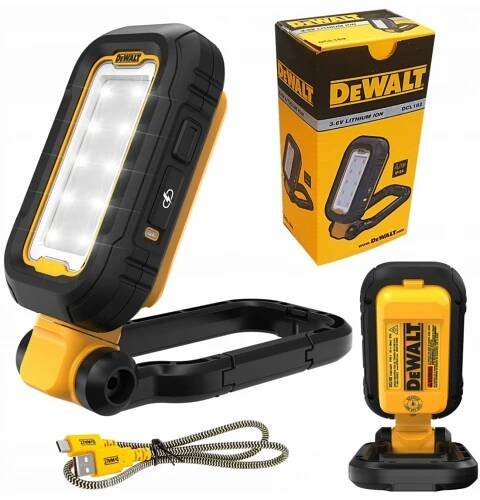 Světlo DeWalt nabíjecí pracovní LED USB-C Aku DCL182-XJ / 1000 lm
