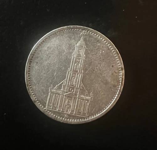 STŘÍBRNÁ 5 MARKA KOLÍNSKÝ DÓM 1934 A - Numismatika