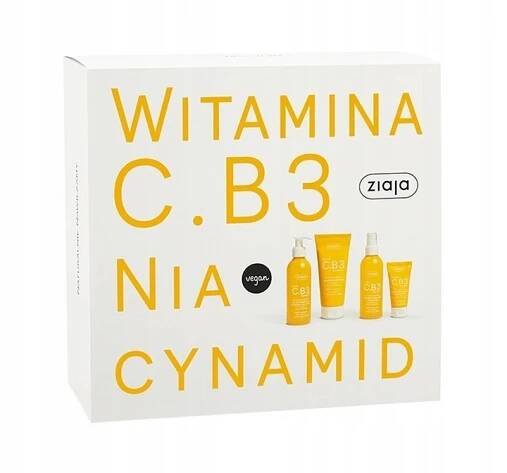 Ziaja Vitamín C.B3 Nikotinamid Sada 4 kusů