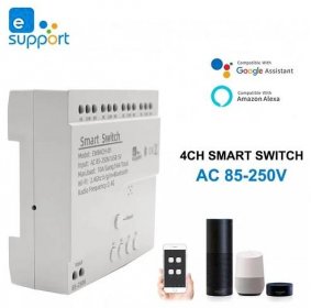 eWelink 4CH wifi chytrý spínač - Smart-switch.cz