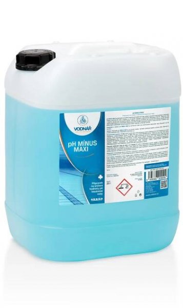 pH MÍNUS MAXI 20 l - Vodnar.cz - chemie a příslušenství pro bazény, vířivky a jezírka