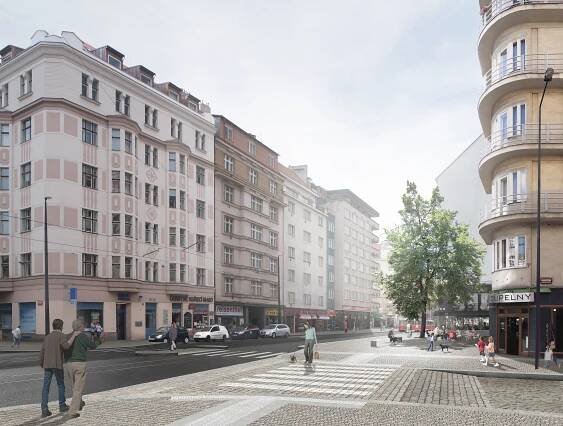 Vinohradskou ulici čeká velká rekonstrukce. Tak bude vypadat