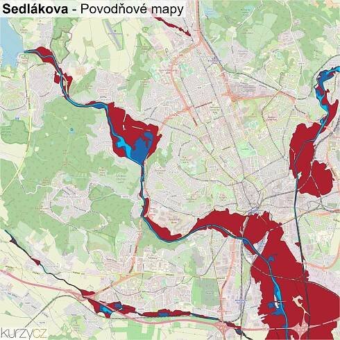 Sedlákova - mapy | Kurzy.cz