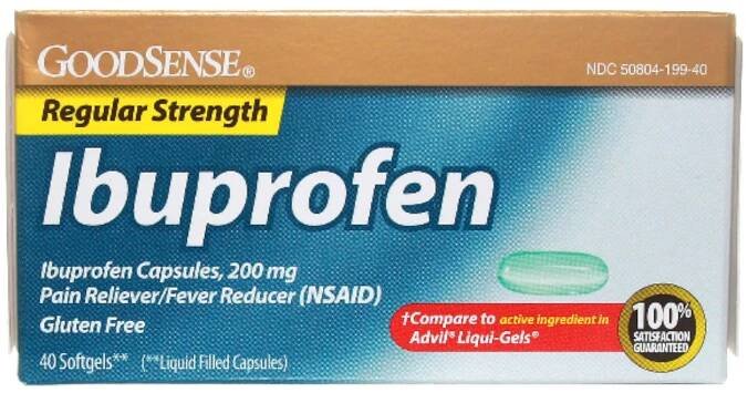 Ibuprofen 200 mg 40 capsules