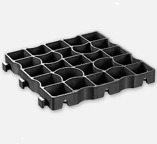 Ecoraster zatravňovací E 30 33 x 33 x 3 cm černá 1 ks