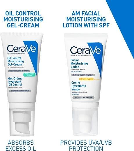 CeraVe Oil Control Moisturising Gel-Cream hydratační gel krém pro smíšenou pleť