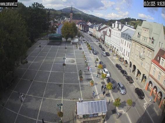 Webcam Vrchlabí - náměstí T.G.M. - 477 m n. m.