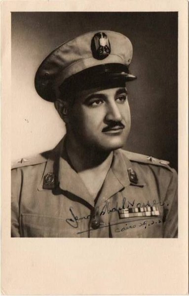 Gamal Abdel Nasser signed photo