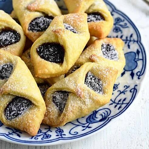 koláčky z tvarohového těsta recept