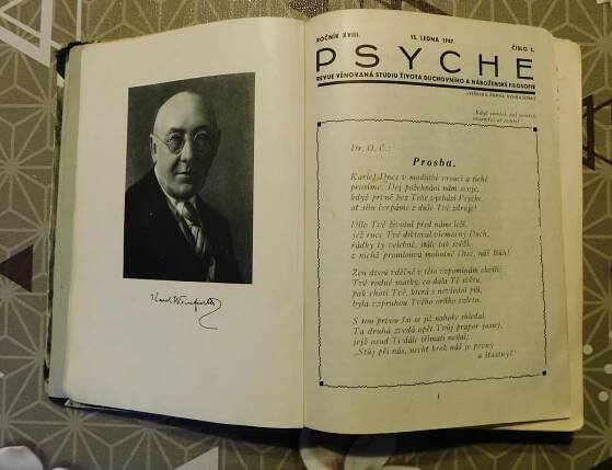 Weinfurter Karel : časopis spolek Psyche, svázáno roky 1947 a 1948