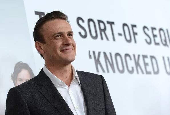 Actor, Jason Segel, posing in a goofy yet endearing way" Wallpaper